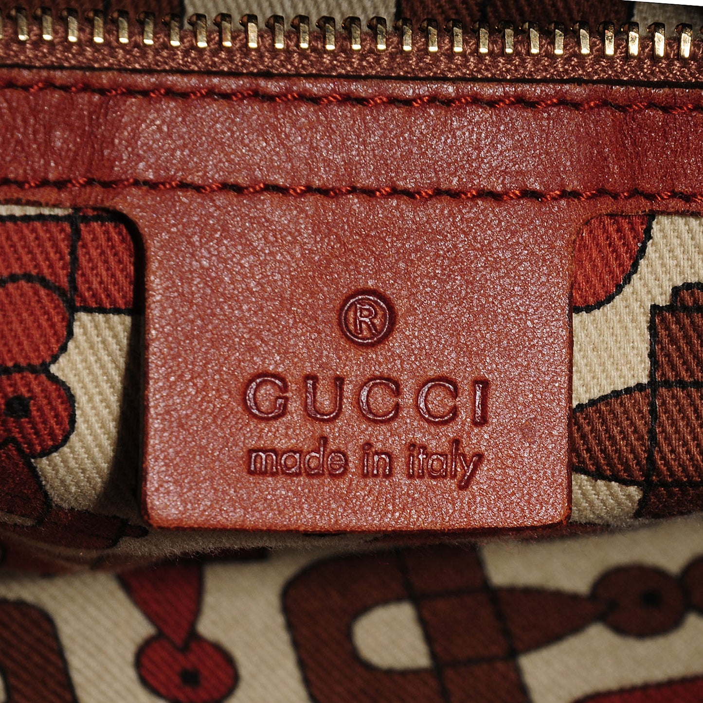 Leather Guccissima Trim Large Signoria Hobo Brown