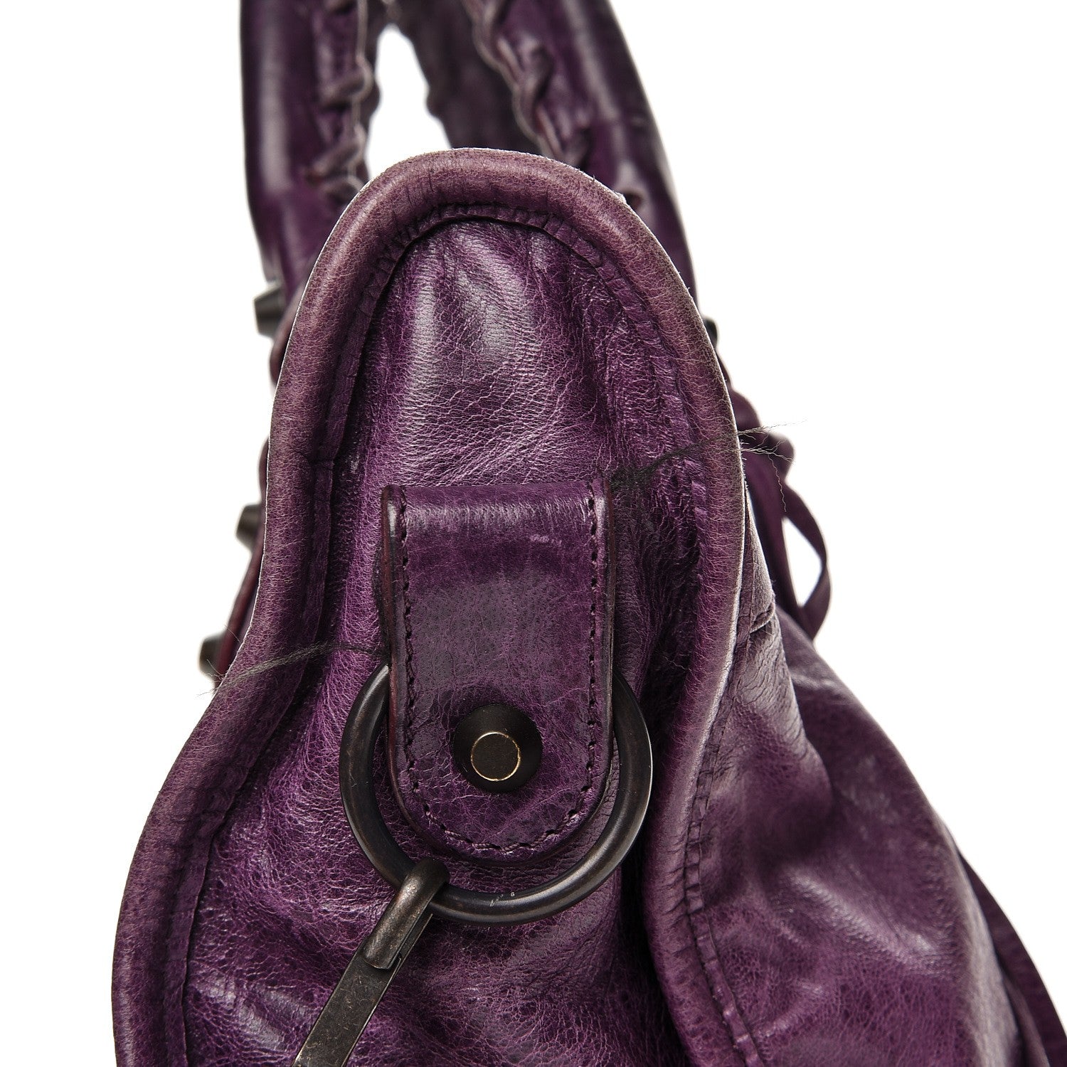 Balenciaga Agneau Classic Hardware City Raisin 12 of 16