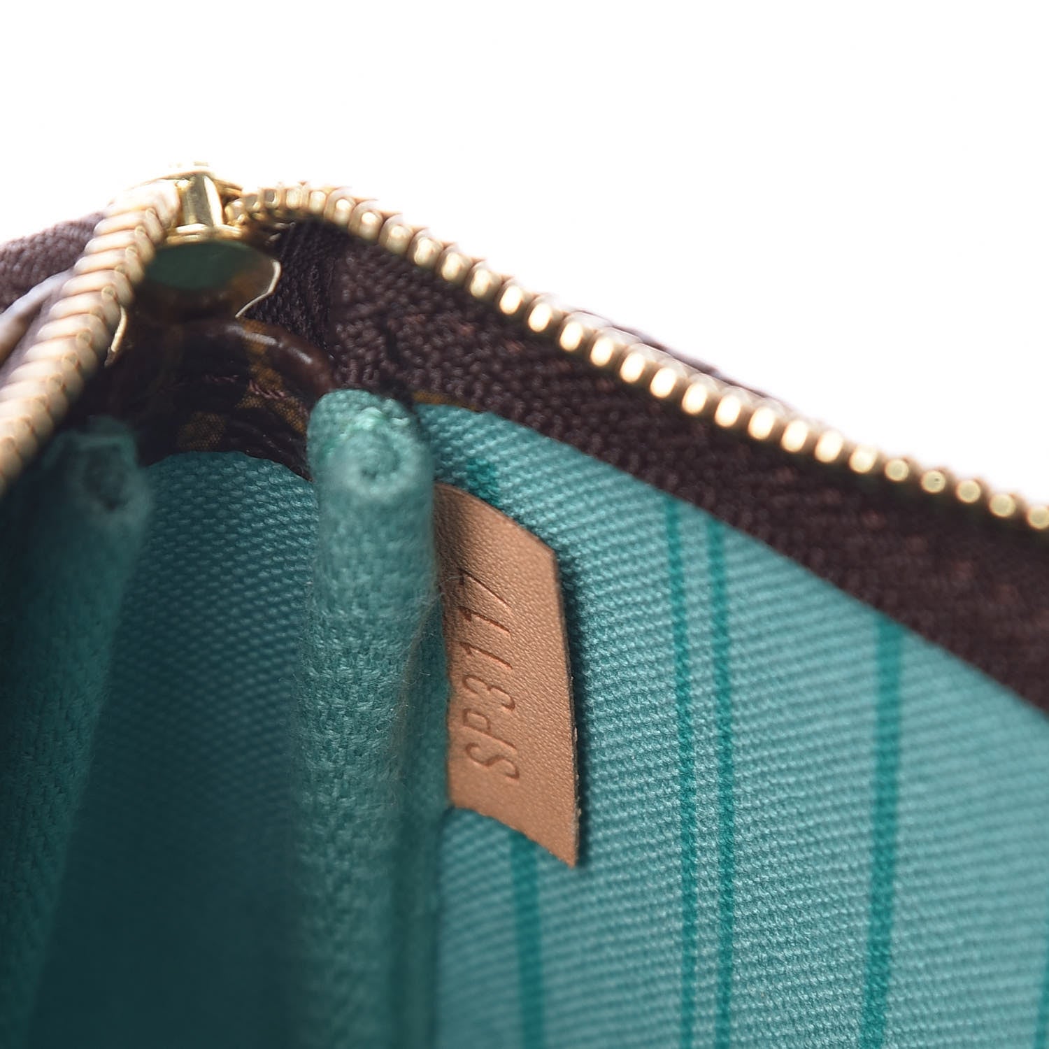 Louis Vuitton Monogram My LV Heritage Mini Pochette Accessories Vert Clair Blue Clair 7 of 10