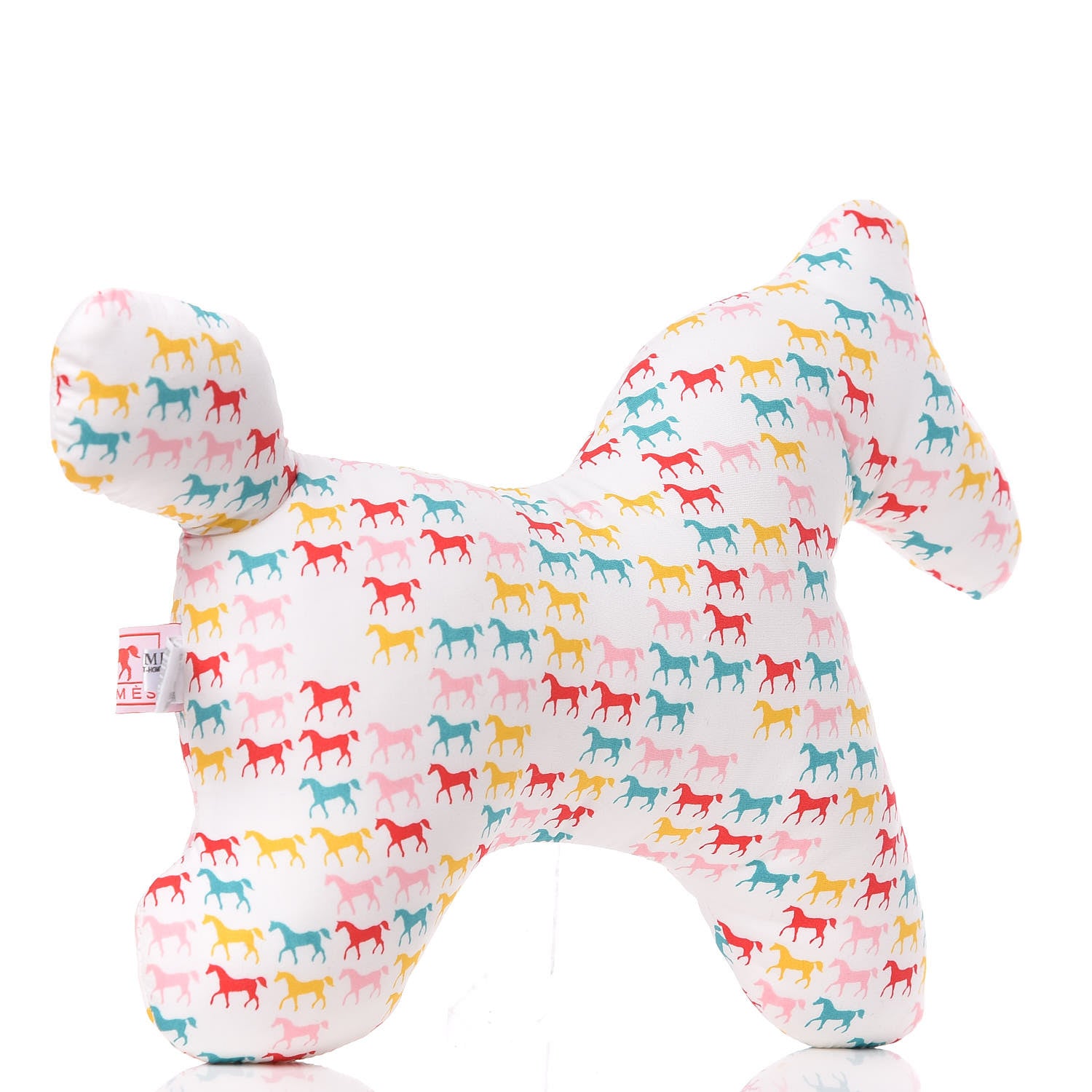 Hermes Cotton Large Plush Horse Toy White 3 of 7