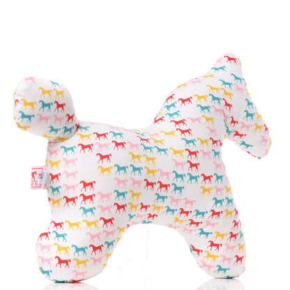 Hermes Cotton Large Plush Horse Toy White 3 of 7
