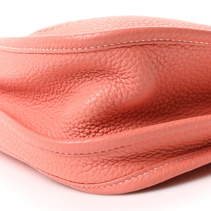 Hermes Taurillon Clemence Evelyne III PM Crevette 10 of 10