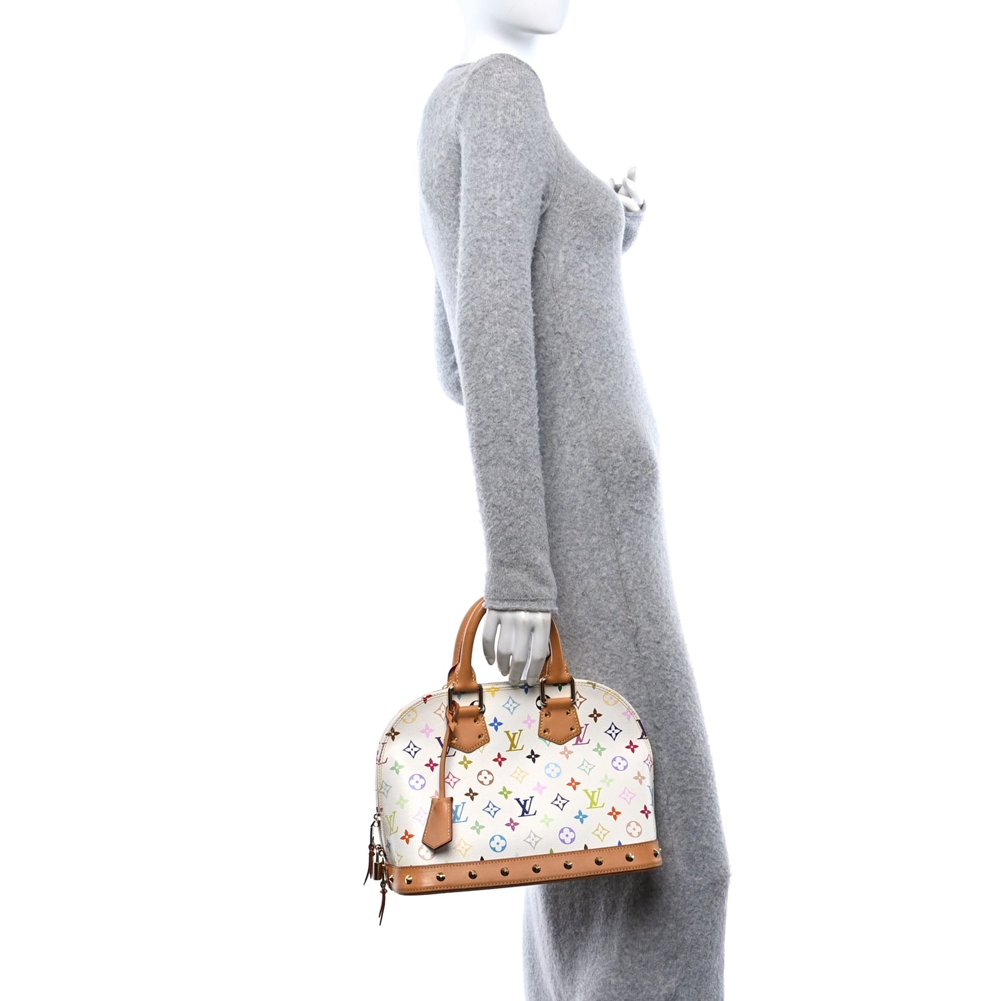 Monogram Multicolor Alma PM White