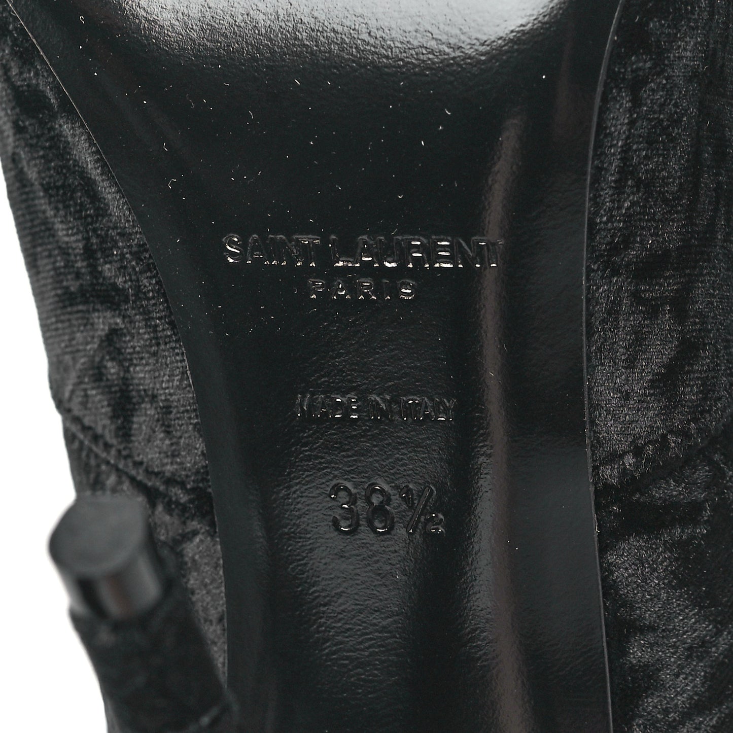 Velvet Ella 110 Knee High Boots 38.5 Black