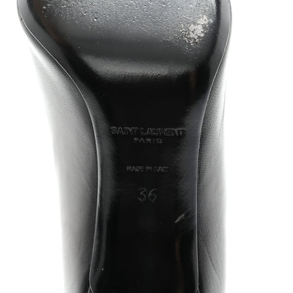 Saint Laurent Kitten Heel Pumps 36 Black 8 of 9
