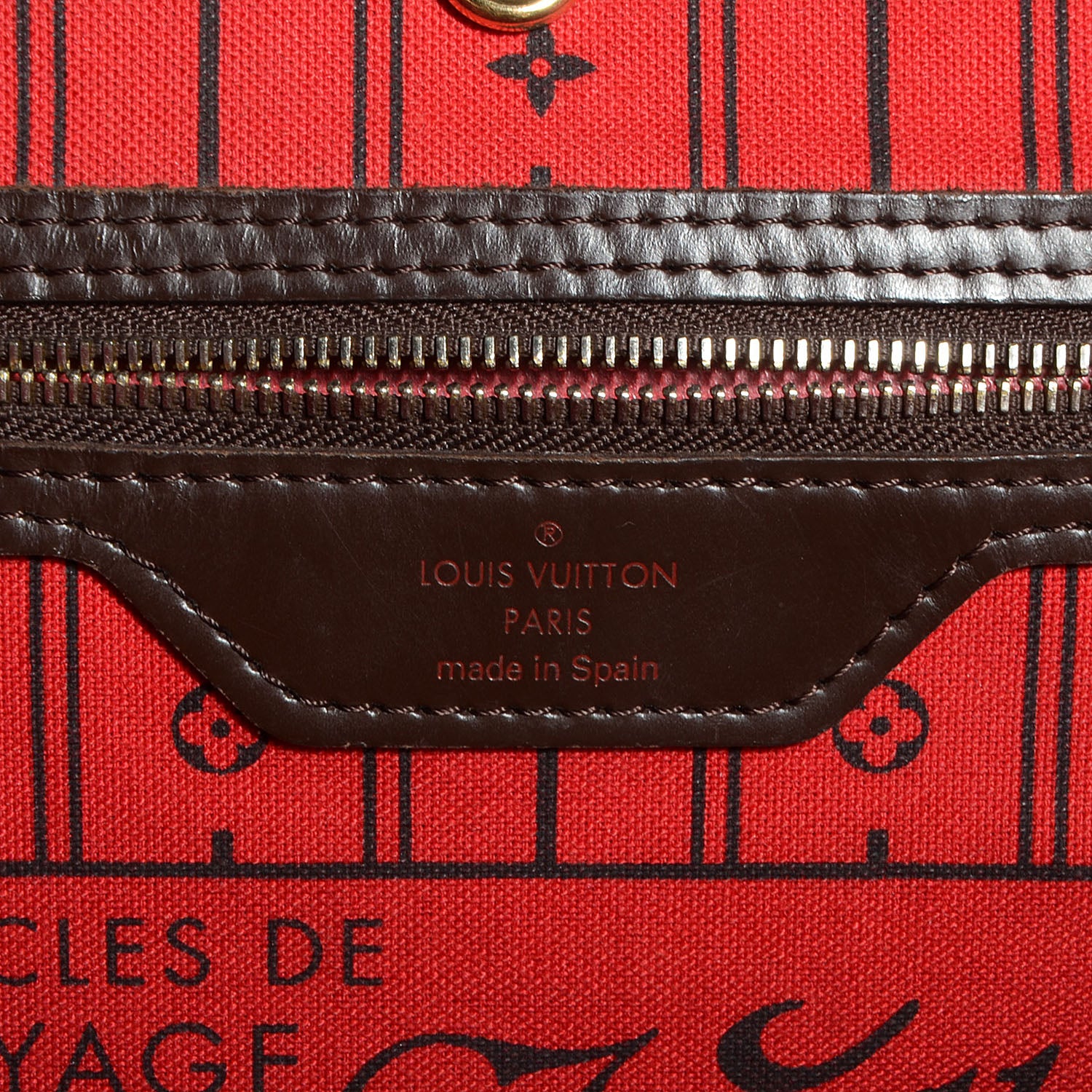 Louis Vuitton Damier Ebene Neverfull MM 6 of 7
