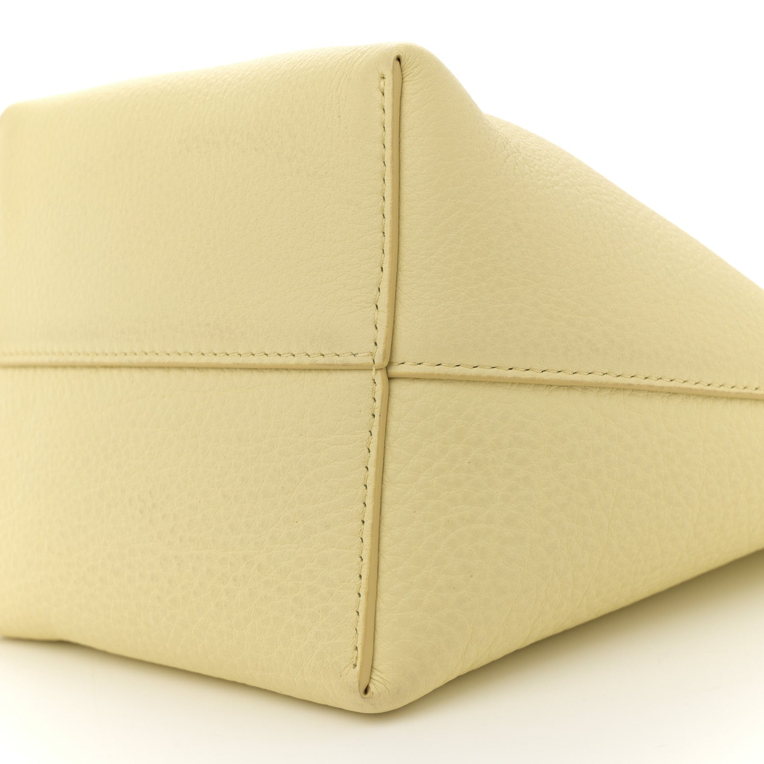 The Row Grained Calfskin Small N/S Park Tote Lemon Sorbet 9 of 10