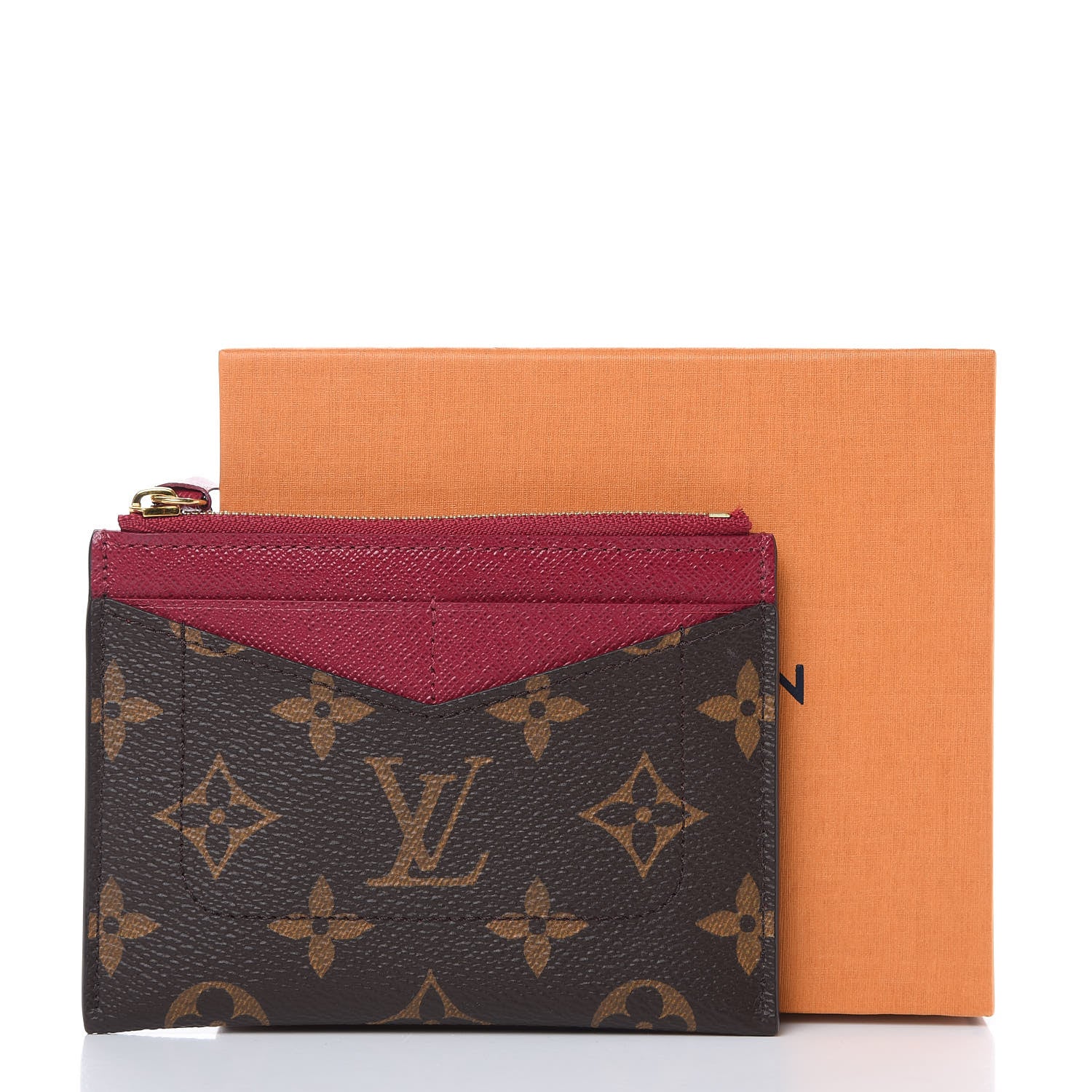Louis Vuitton Monogram Zipped Card Holder Fuchsia 7 of 7