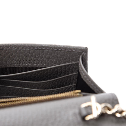 Gucci Dollar Calfskin Interlocking G Chain Wallet Loess 9 of 11