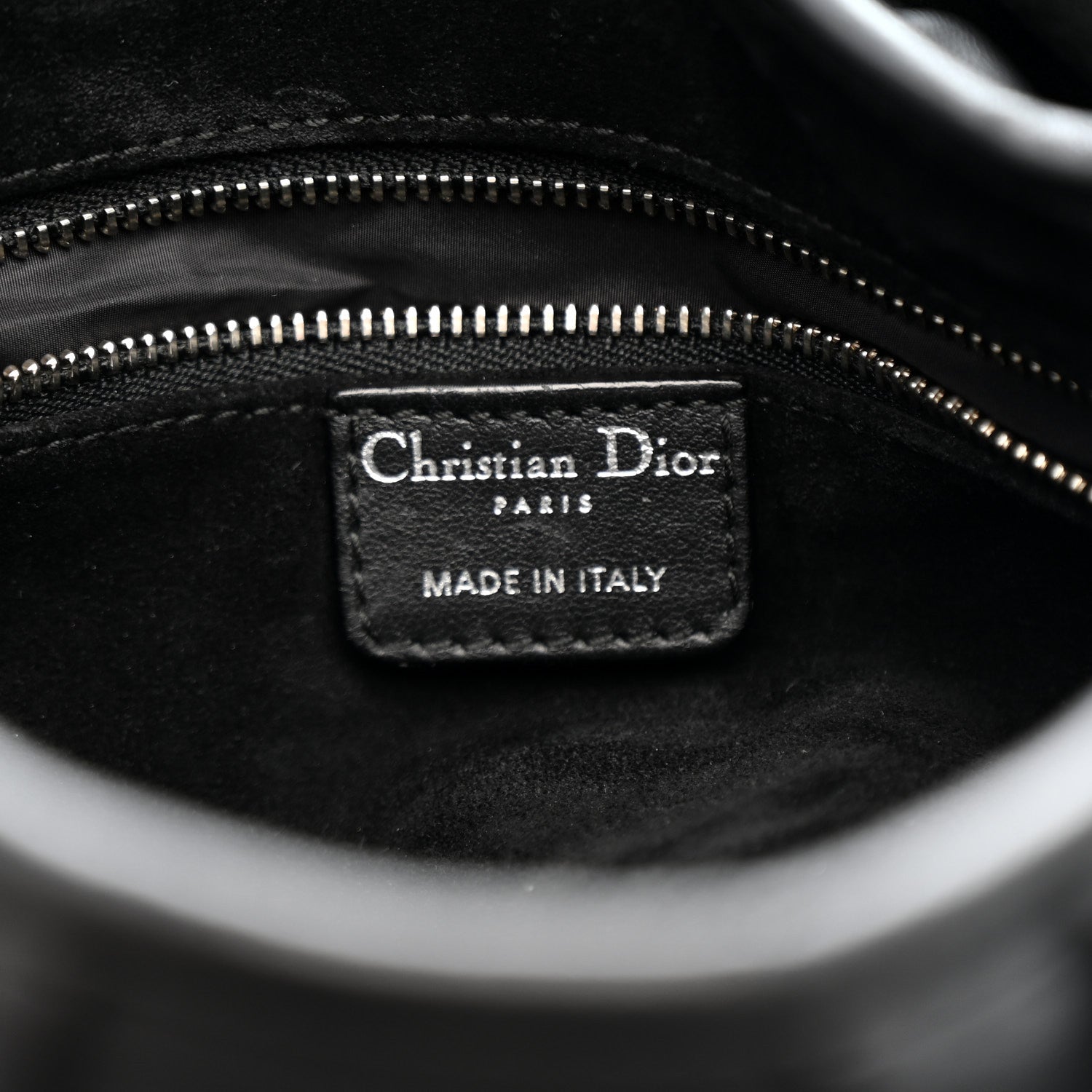 Christian Dior Lambskin Jazzclub Shoulder Bag Black 6 of 21