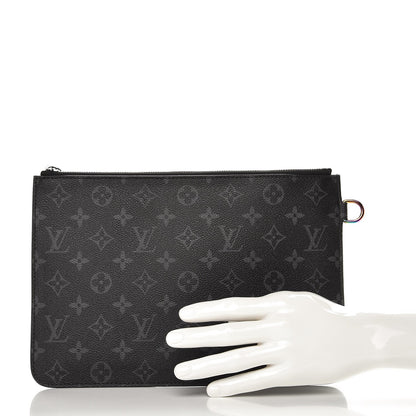 Louis Vuitton Monogram Eclipse Fragment Cabas Light Pochette 2 of 6
