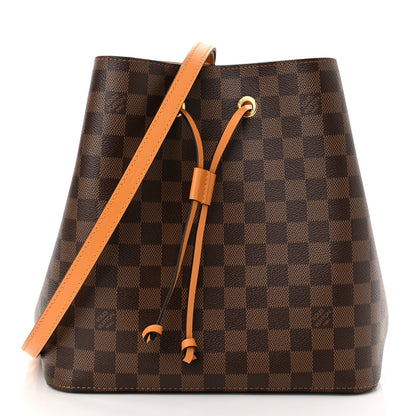 Louis Vuitton Damier Ebene Neonoe MM Safran 1 of 10