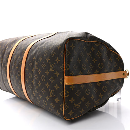 Louis Vuitton Monogram Keepall Bandouliere 55 8 of 12