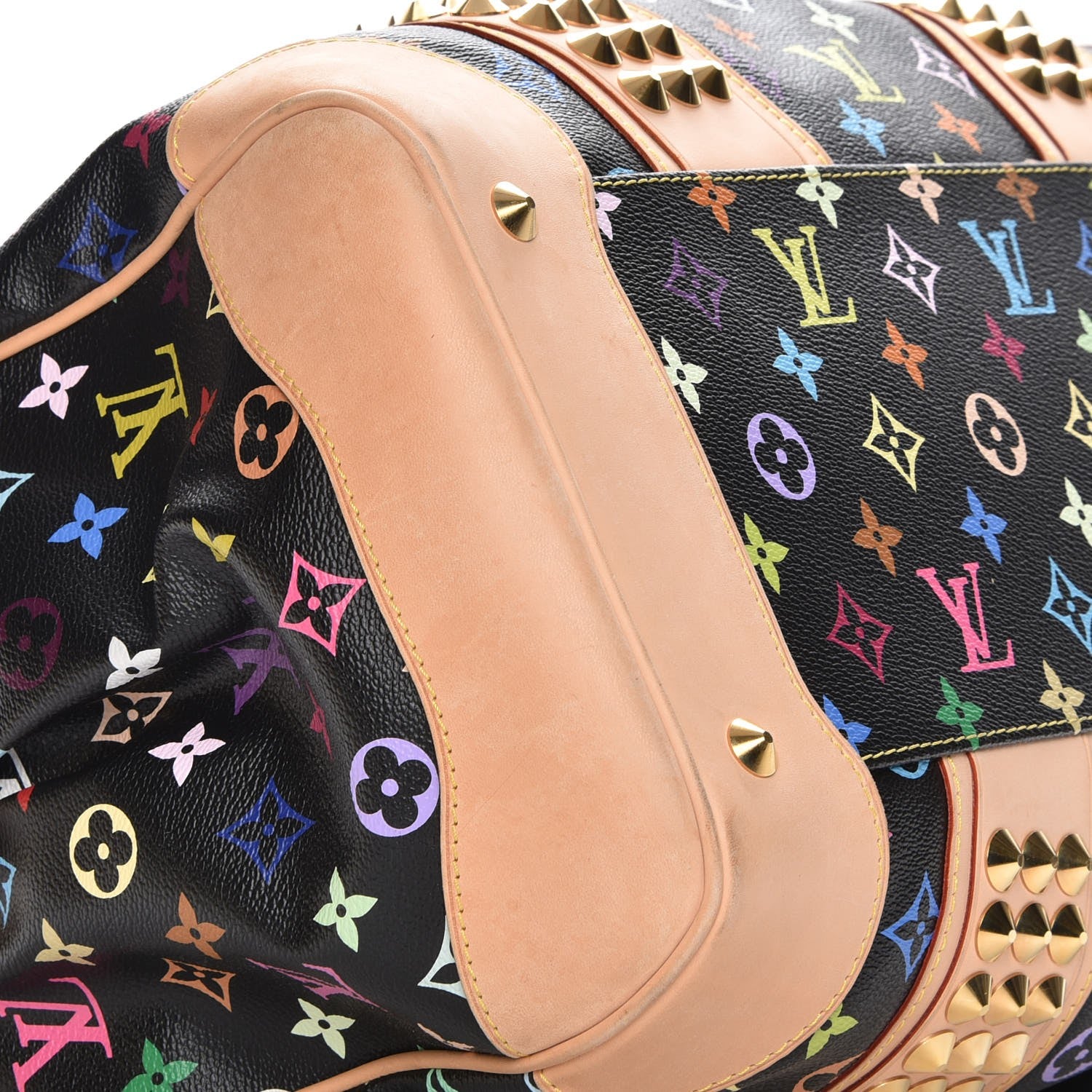 Louis Vuitton Monogram Multicolor Courtney GM Black 9 of 11