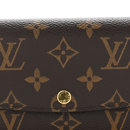 Louis Vuitton Monogram Emilie Wallet Rose Ballerine 9 of 10