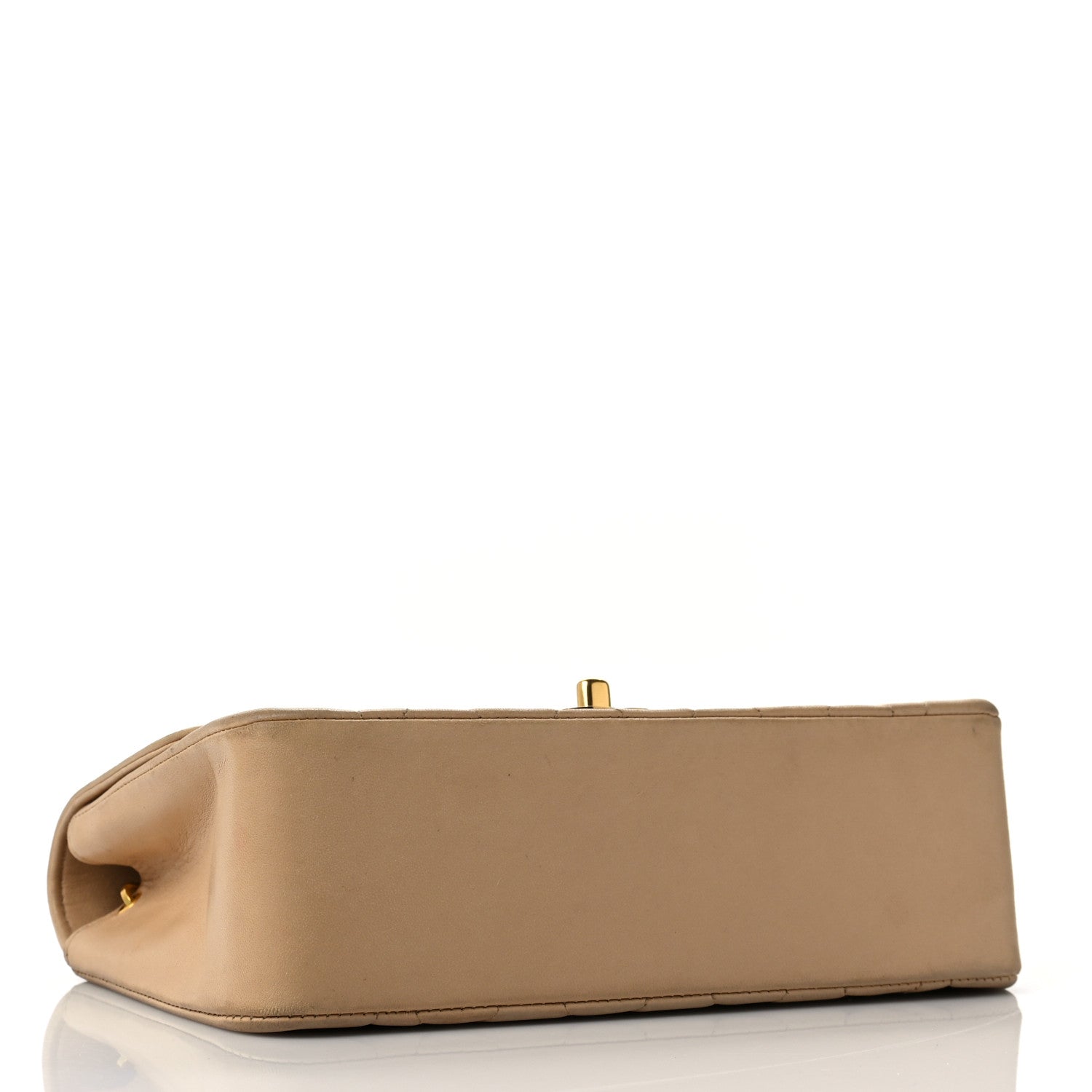 Chanel Lambskin Quilted Small Single Flap Beige 4 of 10