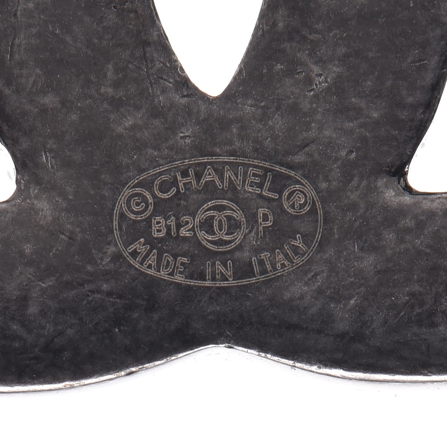 Chanel Lambskin CC Earrings Blue 4 of 5