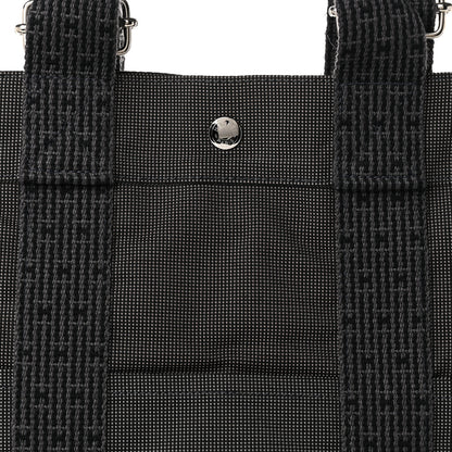 Hermes Canvas Herline Backpack Grey 7 of 10