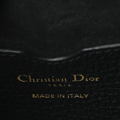 Christian Dior Grained Calfskin Medium Bobby Flap Black 6 of 9