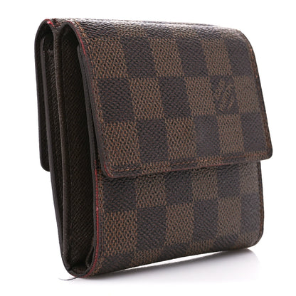 Louis Vuitton Damier Ebene Elise Wallet 3 of 14