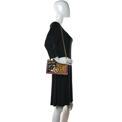Dolce & Gabbana Ayers Fabric Patchwork Devotion Crossbody Bag Multicolor 2 of 15