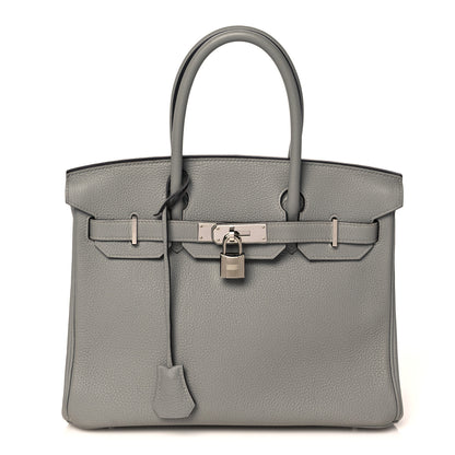 Hermes Togo Birkin 30 Gris Mouette 1 of 38
