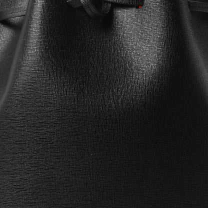 Mansur Gavriel Saffiano Bucket Bag Black Flamma 9 of 11