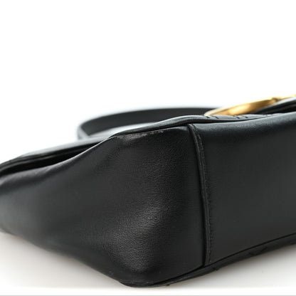 Gucci Calfskin Matelasse Small GG Marmont Shoulder Bag Black 8 of 10