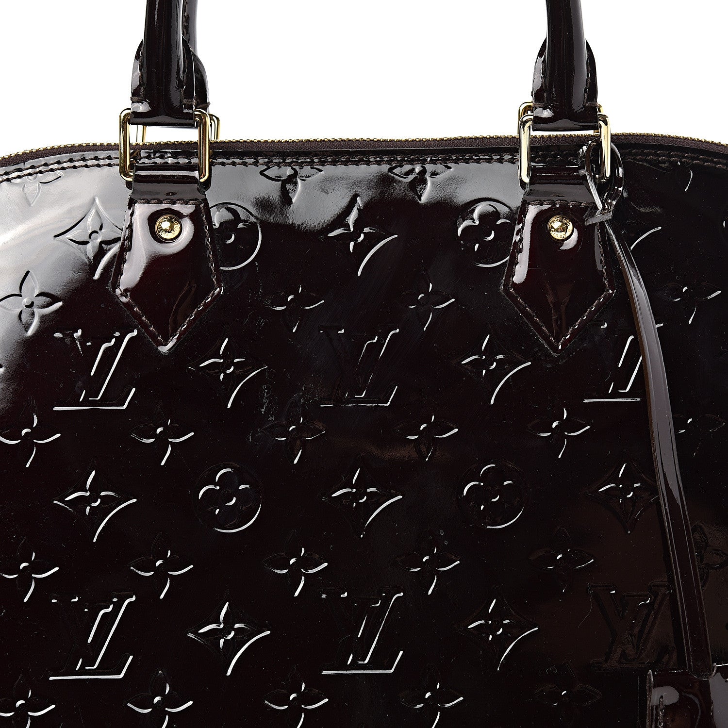 Louis Vuitton Vernis Alma GM Amarante 8 of 19