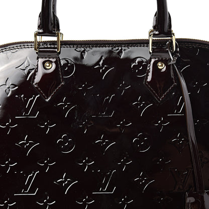 Louis Vuitton Vernis Alma GM Amarante 8 of 19