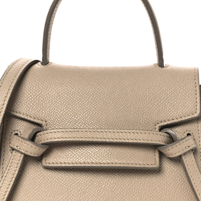 Celine Grained Calfskin Pico Belt Bag Light Taupe 8 of 13