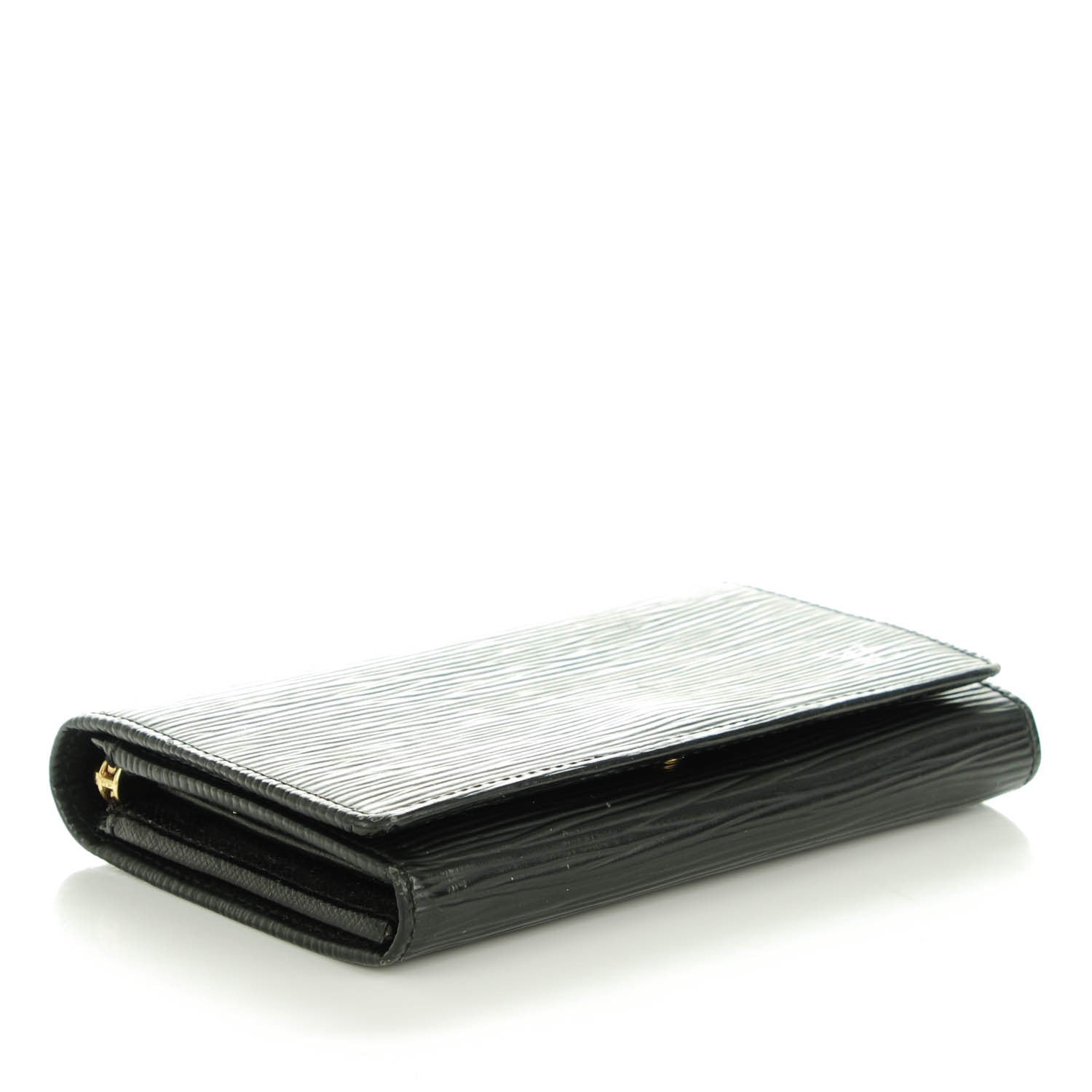 Louis Vuitton Epi Porte-Monnaie Billets Tresor Wallet Black 4 of 7