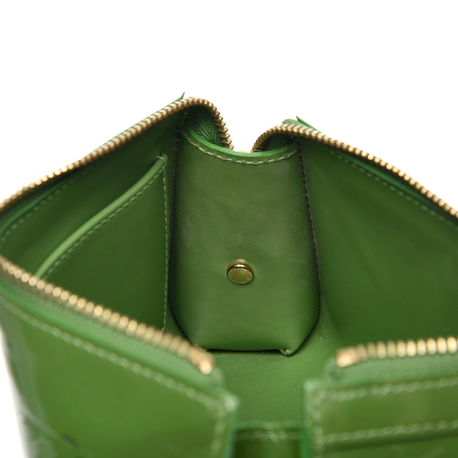 Louis Vuitton Vernis Trousse Cosmetic Pouch Vert Tonic 6 of 8