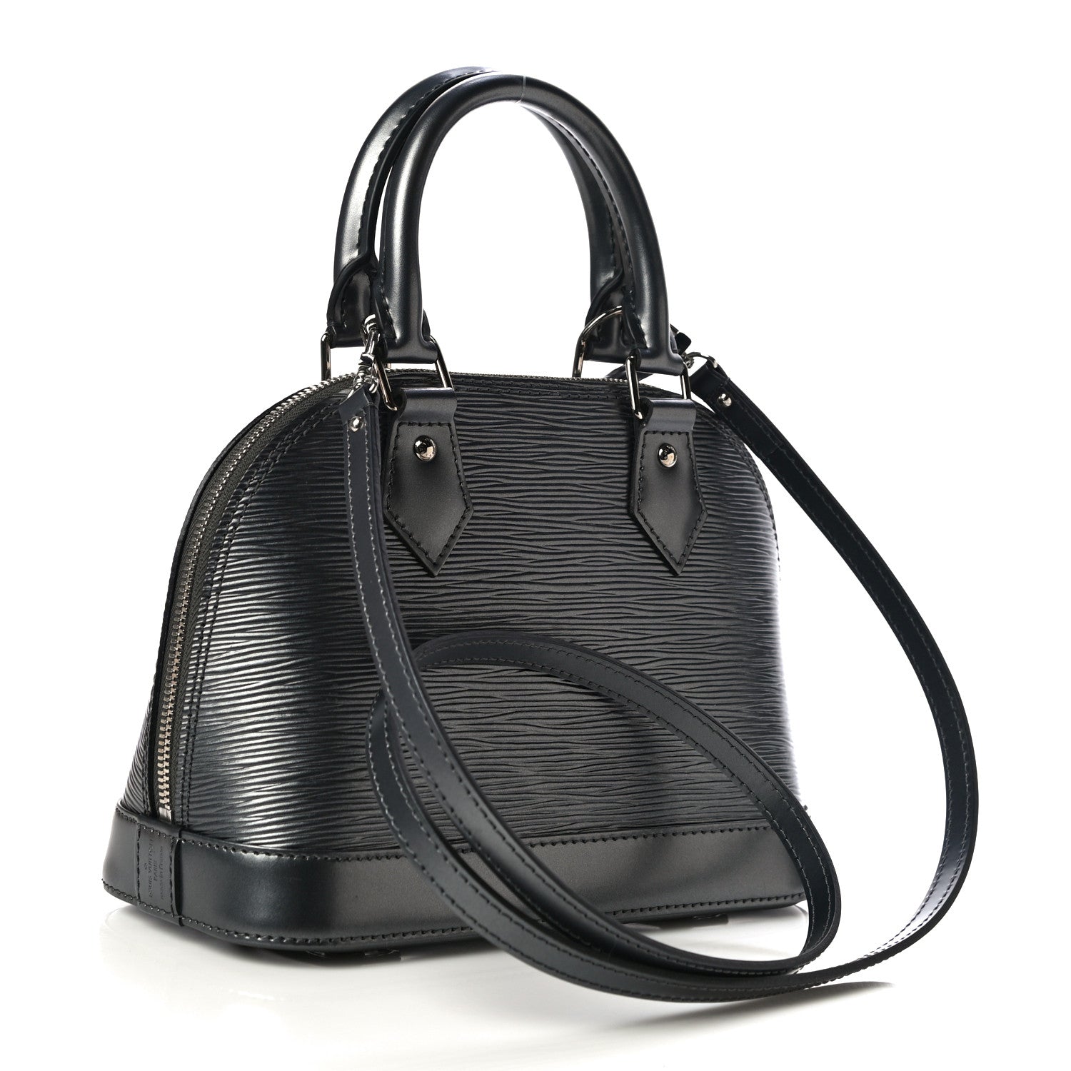 Louis Vuitton Epi Alma BB Black 3 of 10