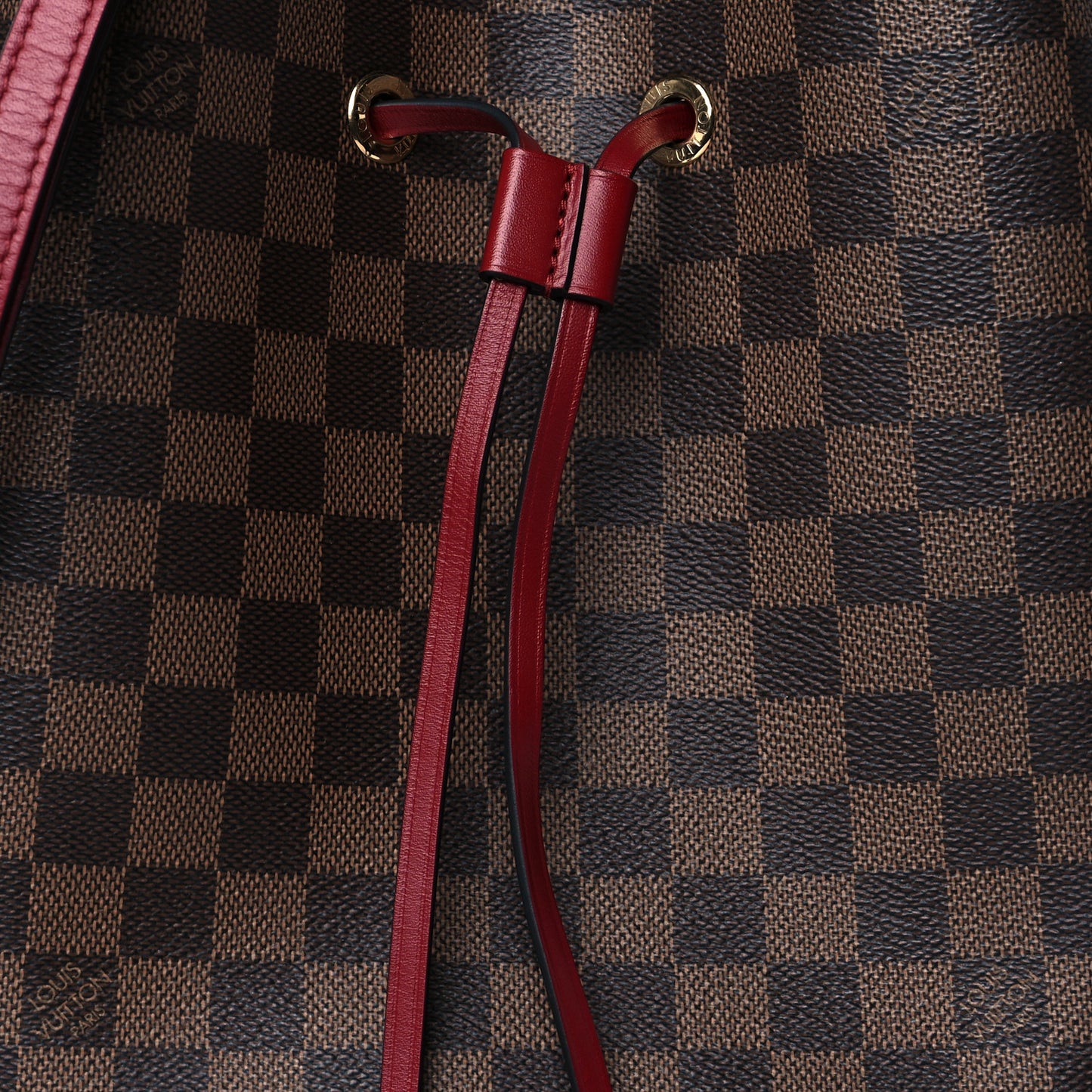 Damier Ebene Neonoe MM Cherry Berry