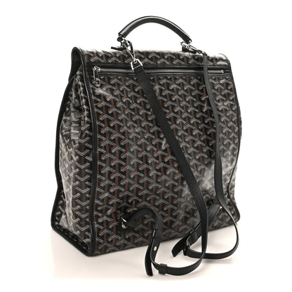 Goyard Goyardine Saint Leger Soft Briefcase Backpack Black 3 of 9