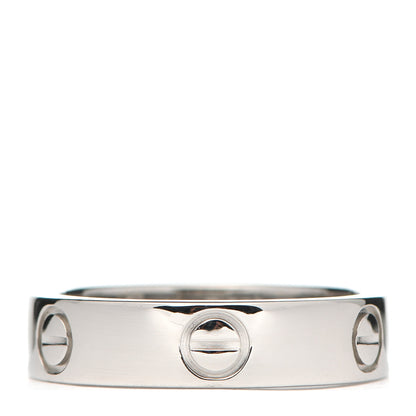 Cartier Platinum Diamond 5.5mm LOVE Ring 59 8.75 3 of 4