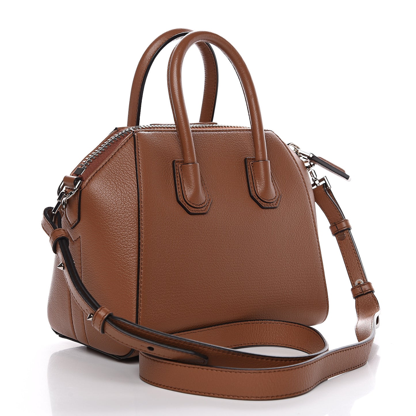 Sugar Goatskin Mini Antigona Caramel