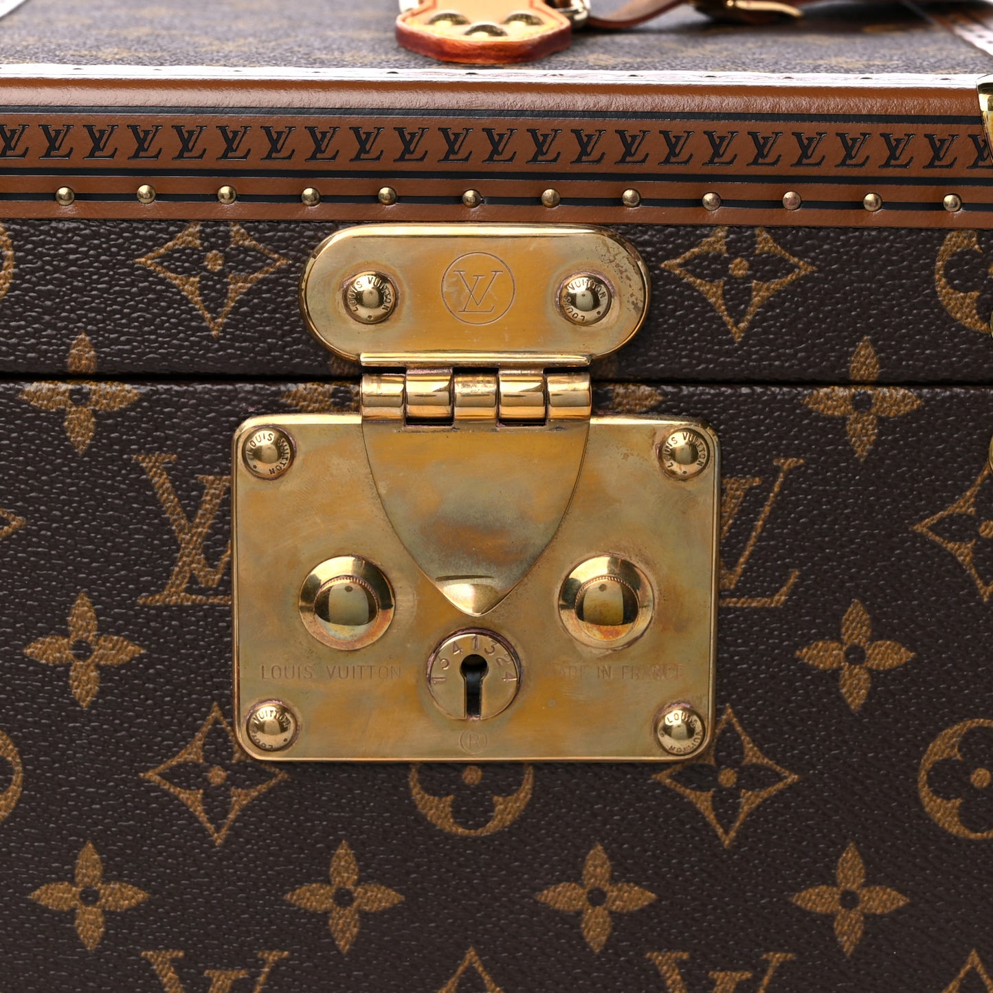 Monogram Boite Flacons Beauty Train Trunk Case