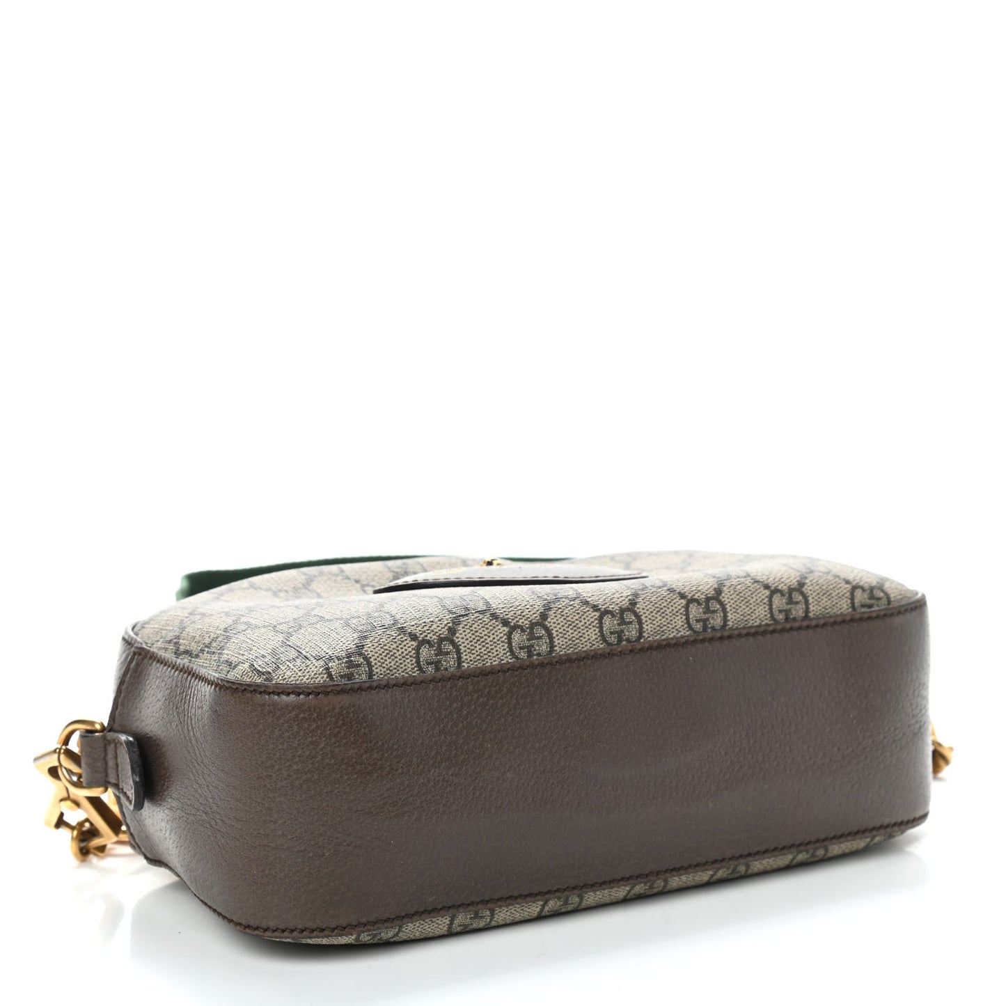 GG Supreme Monogram Web Neo Vintage Shoulder Bag Beige New Acero Crop