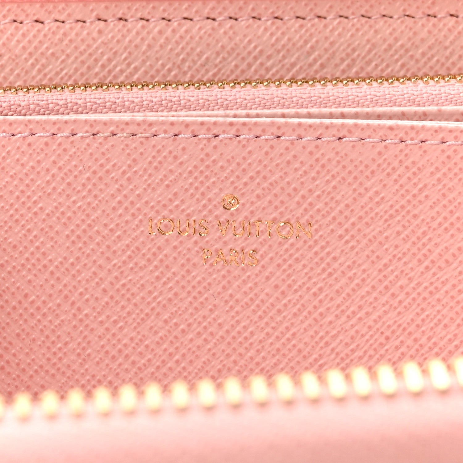 Louis Vuitton Damier Azur Zippy Wallet Rose Ballerine 6 of 7