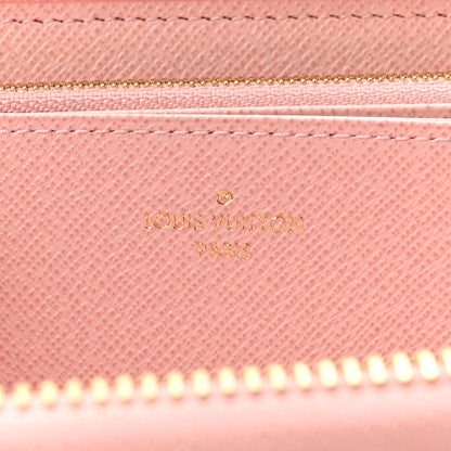 Louis Vuitton Damier Azur Zippy Wallet Rose Ballerine 6 of 7