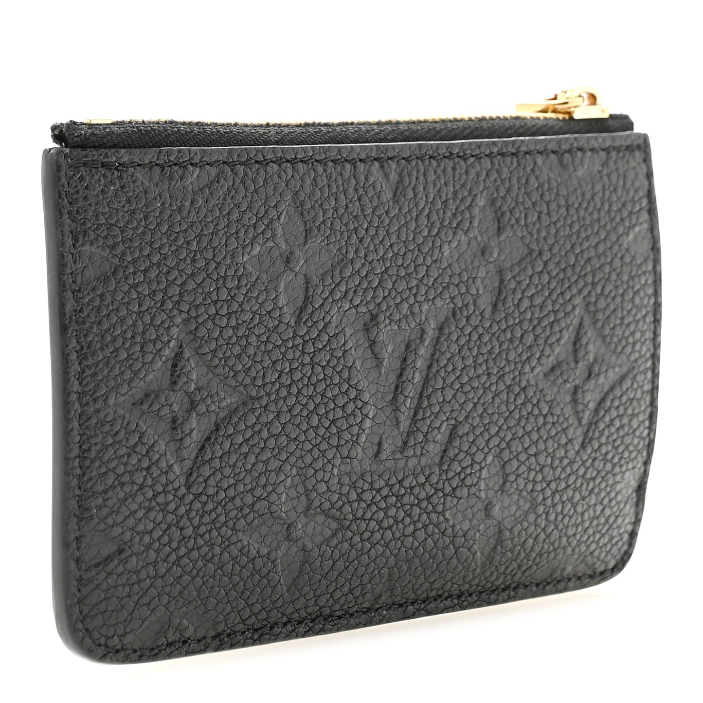 Empreinte Monogram Zipped Romy Card Holder Black