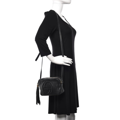 Gucci Pebbled Calfskin Small Soho Disco Bag Black 2 of 11