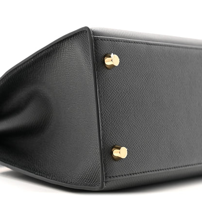 Hermes Epsom Kelly Sellier 28 Black 9 of 13
