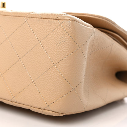 Chanel Caviar Quilted Jumbo Double Flap Beige Clair 9 of 9