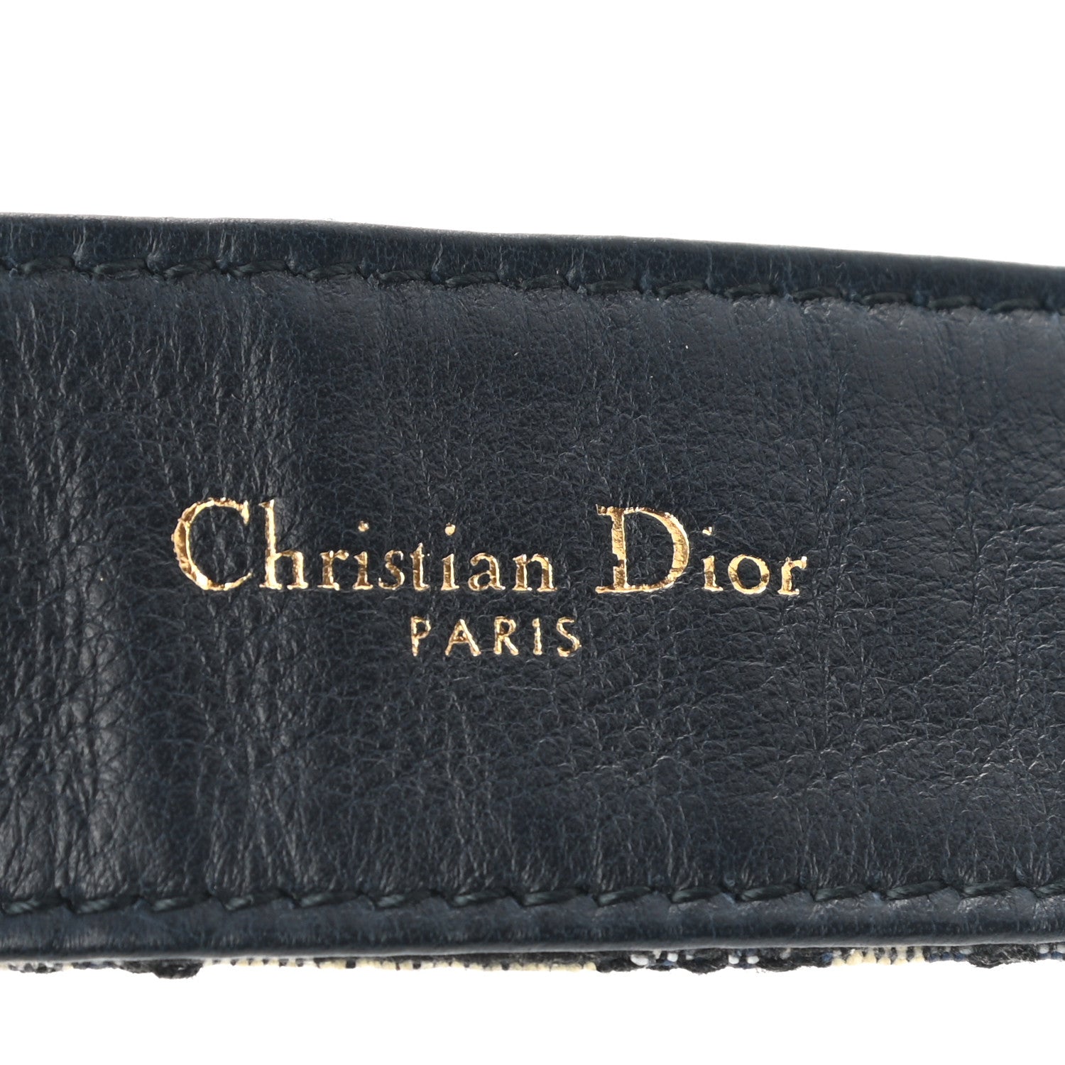 Christian Dior Oblique Diorquake Belt 75 Blue Multi 3 of 5