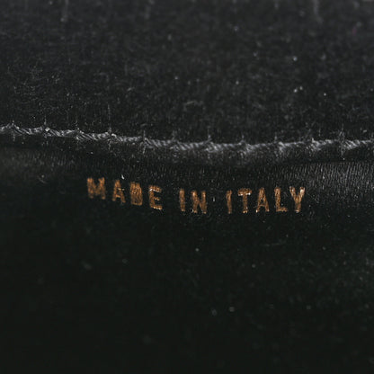 Chanel Satin Quilted Mini Shoulder Bag Black 6 of 9