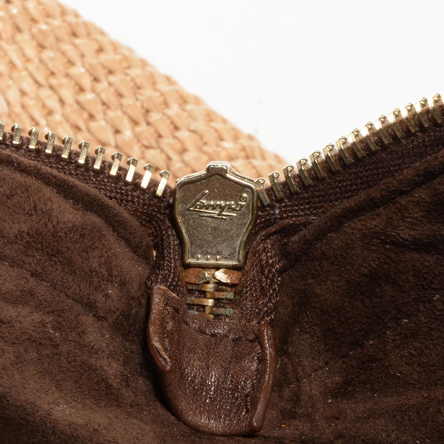 Saint Laurent Straw Raffia Large Downtown Brown 8 of 9
