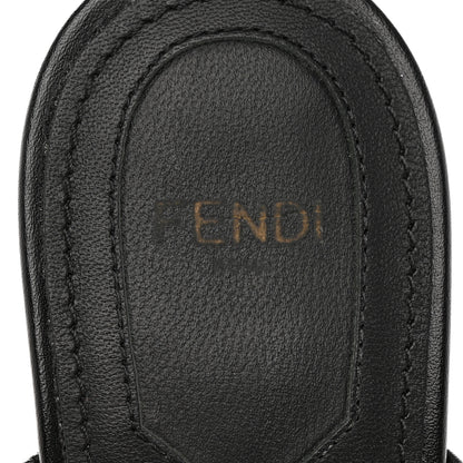Fendi Calfskin Fendi First 95mm Slide Sandals 38 Black 8 of 13